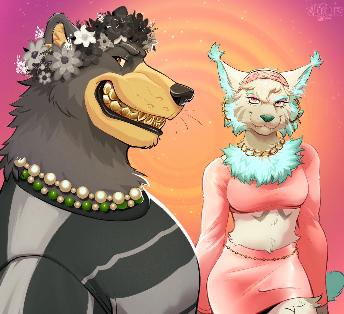 AlibiLynx's tweet photo. Finished commission for @AlexAstora 🧡 https://t.co/SneqZoPKIO