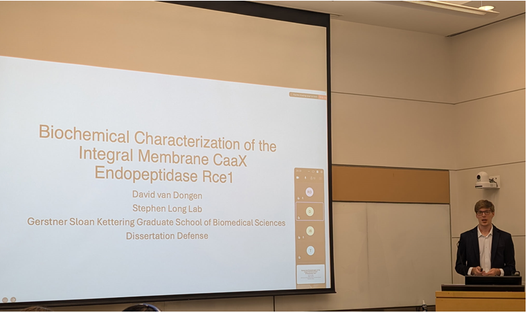 GSKGradSchool's tweet photo. Congratulations to GSK PhD student David Van Dongen in the lab of Stephen Long for defending his thesis entitled "Biochemical Characterization of the Integral
Membrane CAAX Endopeptidase RCE1." https://t.co/dVLRoao9td