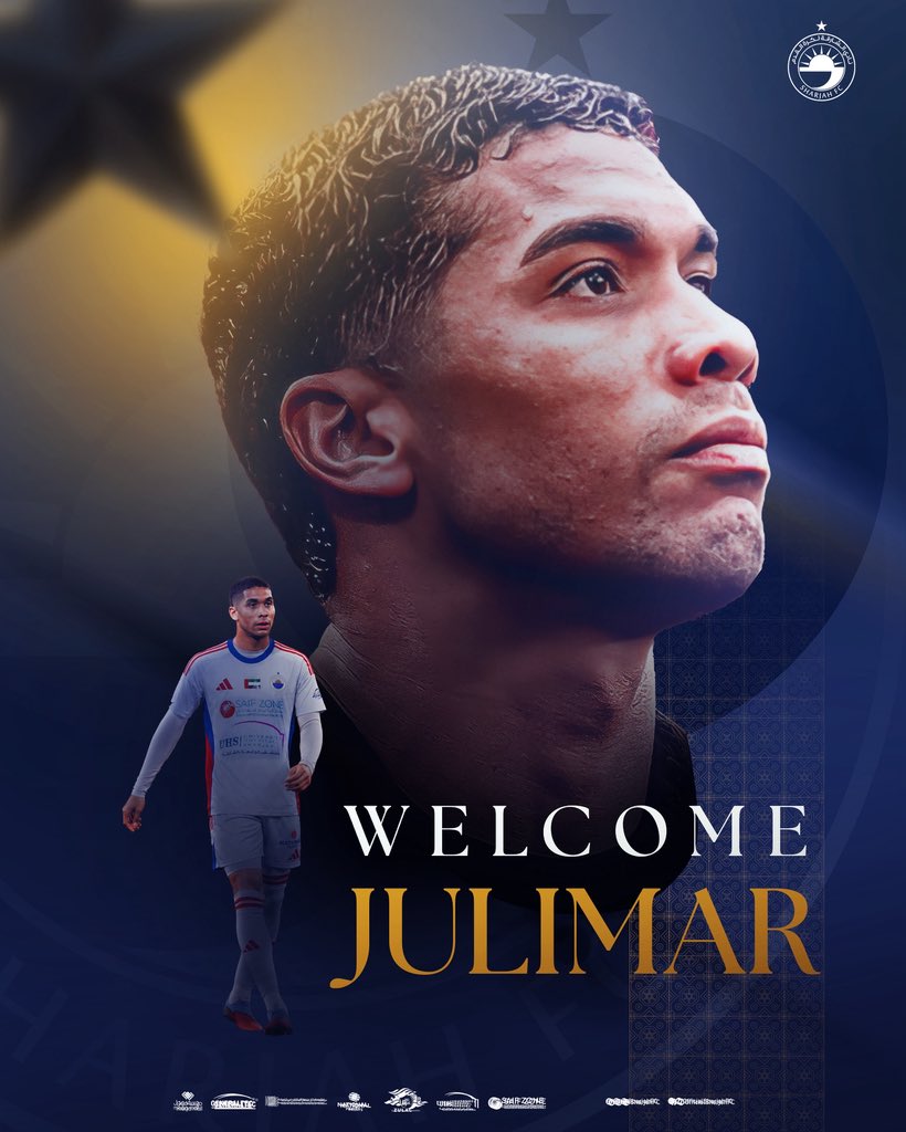 SharjahFC's tweet photo. نادي الشارقة يتعاقد مع الجناح البرازيلي جوليمار (25 عاماً) قادماً من أتلتيكو بارانينسي البرازيلي...
مرحباً بك في قلعة الملـ👑ـك https://t.co/clAwQYnI4K