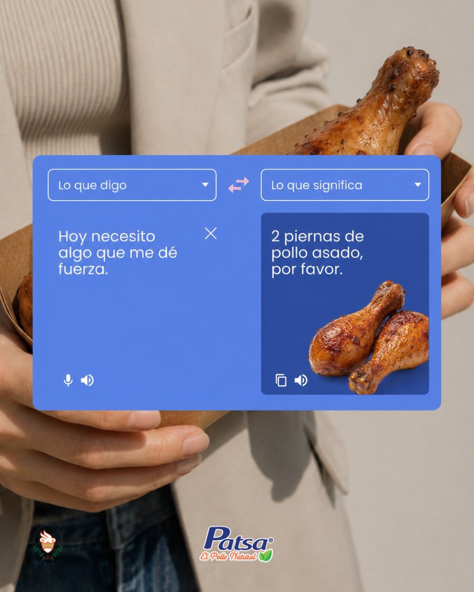 pollopatsa's tweet photo. Algunos leen entre líneas… otros entre mordidas. 😏

#proteina #pollo #antojo #necesidad #viral #fyi #PolloPatsa #ElPolloNatural #AntojoDelDía #SaborQueConecta #FoodReels #HechoEnMéxico https://t.co/2uwbv4gpMf