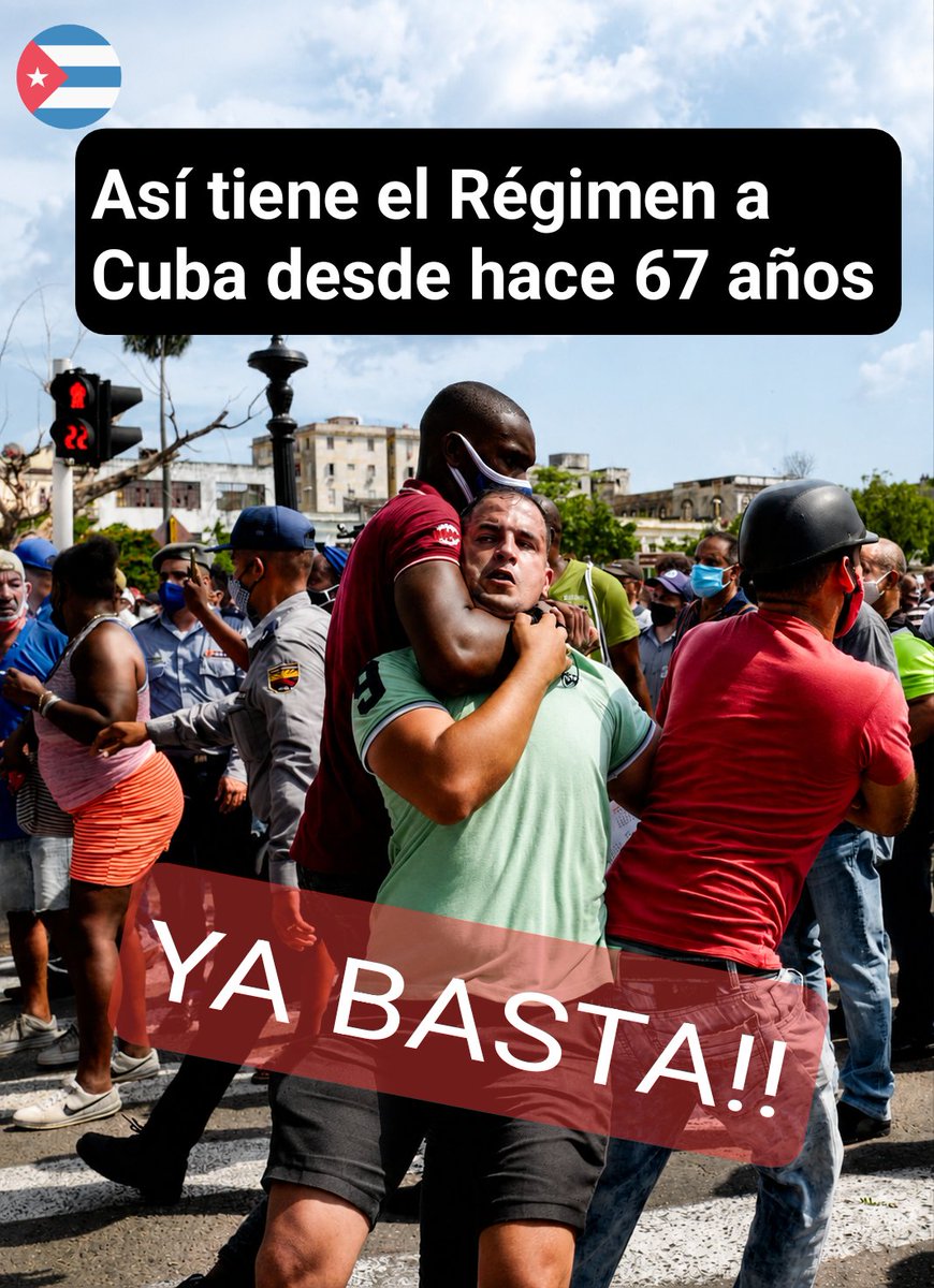 luarCespedes's tweet photo. 🇨🇺 El momento de la Libertad ha llegado.Abajo el Castrismo y el PCC! https://t.co/MPtkmYb8Hn