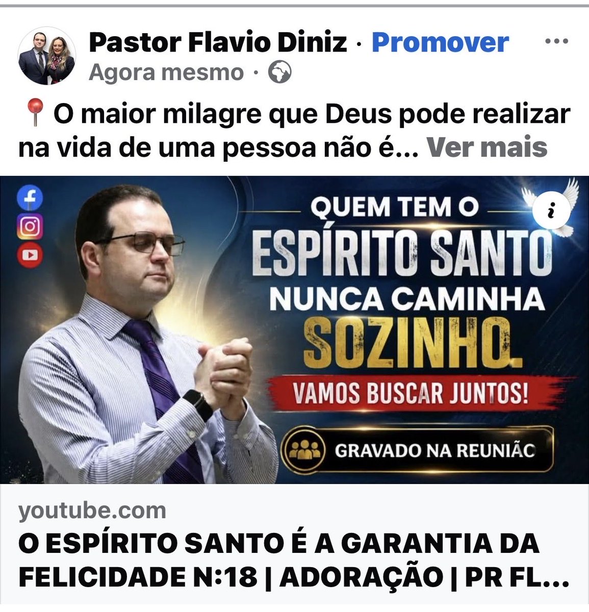 PASTORFLAVIOTD's tweet photo. 📍O maior milagre que Deus pode realizar na vida de uma pessoa não é mudar suas circunstâncias, mas enchê-la com o Espírito Santo. Quem recebe Sua presença nunca mais caminha da mesma maneira.

Link 🔗 https://t.co/ETHu5Ki4O0? https://t.co/aD0uptk4vy