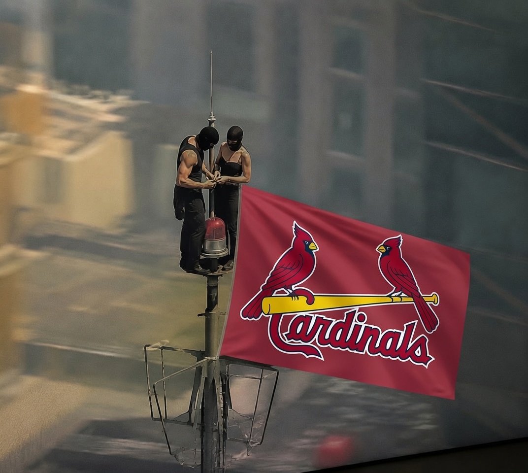 AugieNash's tweet photo. Worth the risk.  #STLCards https://t.co/FFiv7jjXvm