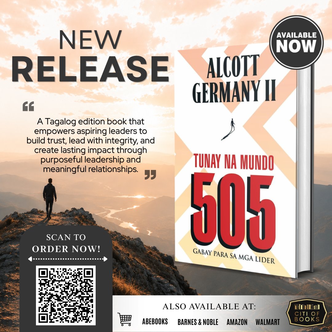 CITIOFBOOKSINC's tweet photo. ๐โจ Now Available: Real World 505: Leader Guide (Tagalog Edition) by Alcott Germany II!
Learn to lead with integrity and trust, now available in Tagalog. https://t.co/Ce4y5cJivn
๐ Read the full blog: https://t.co/pHbD496plS
#RealWorld505 #LeaderGuide #TagalogEdition https://t.co/M7krm6a9kI
