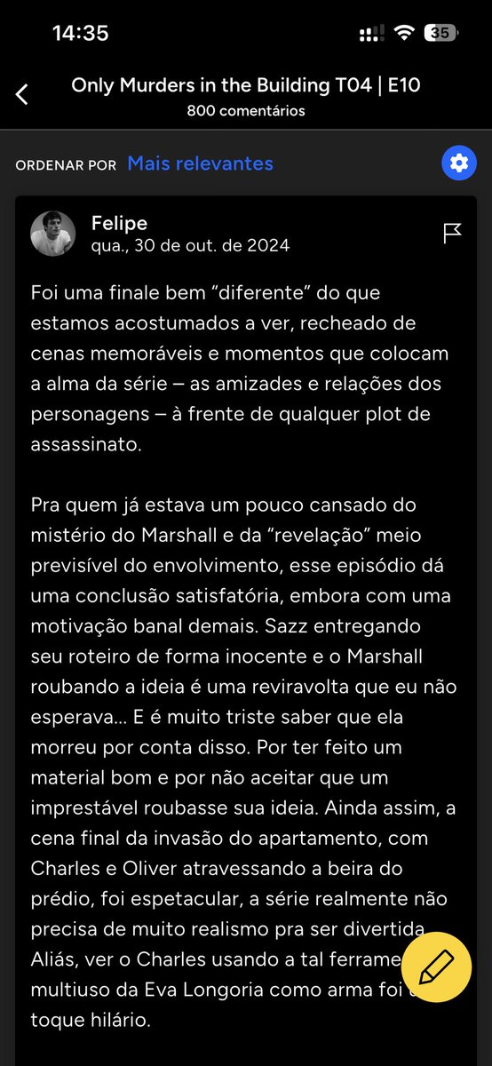 rwyane's tweet photo. @lvogical e os comentários do felipe/scavo que tinha em quase todas as séries que a gente assiste https://t.co/1kmczahCtF