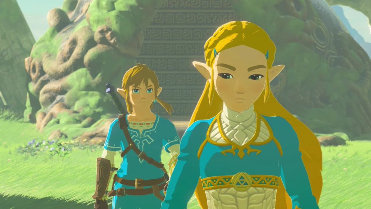SlLENTPRINCESS's tweet photo. we don't talk enough about how link was literally saving zelda from a major test of strength shrine LMFAO https://t.co/tb28EPhVS8
