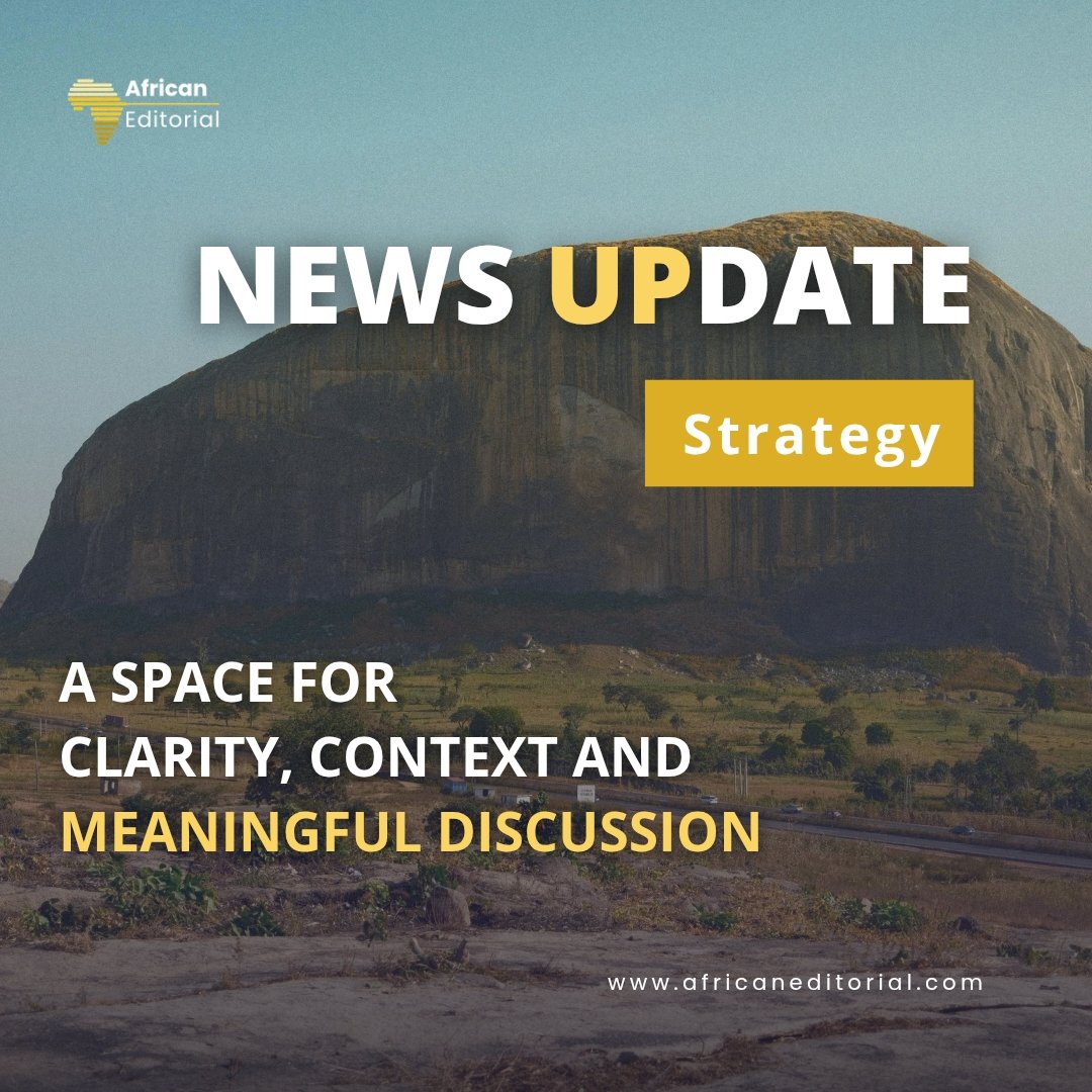africaeditorial's tweet photo. We're almost ready. Stay tuned for a fresh approach to African journalism.

#AfricanEditorial #NewsWithContext #Africa #ComingSoon https://t.co/dQny7Mpbzt