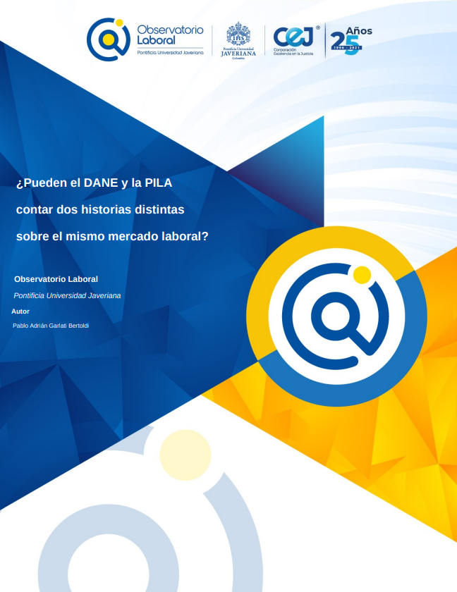 CEJ_JUSTICIA's tweet photo. ¿Por qué las cifras de empleo formal en Colombia difieren según la fuente que se consulte? 📊🇨🇴

Un análisis elaborado por Pablo Adrián Garlati Bertoldi, investigador del #ObservatorioLaboral, examina las diferencias entre las cifras de formalidad laboral reportadas por la Gran Encuesta Integrada de Hogares (GEIH) del DANE y los registros administrativos de la PILA, utilizados por la UGPP.

¿Qué encontrará en este documento? 👇

1️⃣ Encuesta vs. registro administrativo: las diferencias entre la medición por muestreo de la GEIH y los registros administrativos de la PILA.

2️⃣ La divergencia de tendencias: desde 2023, la GEIH muestra un crecimiento sostenido de la ocupación formal, mientras que la información de la UGPP refleja un comportamiento más estable.

3️⃣ El papel de los factores de expansión: el estudio examina si la actualización metodológica realizada por el DANE en 2022, con base en el Censo Nacional de Población y Vivienda de 2018, podría estar relacionada con la divergencia observada entre ambas fuentes.

📌 Comprender estas diferencias resulta fundamental, ya que estas estadísticas constituyen un insumo técnico para evaluar el mercado laboral, analizar el impacto de las políticas públicas y orientar la toma de decisiones en Colombia.

📖 Consulte el documento completo y otras investigaciones del #ObservatorioLaboral 👉
https://t.co/U9aEhuRABg

#FormalidadLaboral #MercadoLaboral #DANE #UGPP #PILA #DerechoLaboral