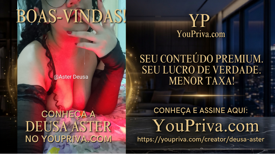 oficialYouPriva's tweet photo. 🔥 BOAS-VINDAS À DEUSA ASTER! 🔥

A nossa primeira criadora oficial chegou para dominar. Conheça e assine o conteúdo exclusivo dela agora: 🔓 https://t.co/MWumBFj668
✨ Lembrete: Criadoras, fiquem com a MENOR TAXA DO MERCADO. Lucro real está aqui.

#YouPriva #Conteúdo #packs https://t.co/XKXYcHNPM7