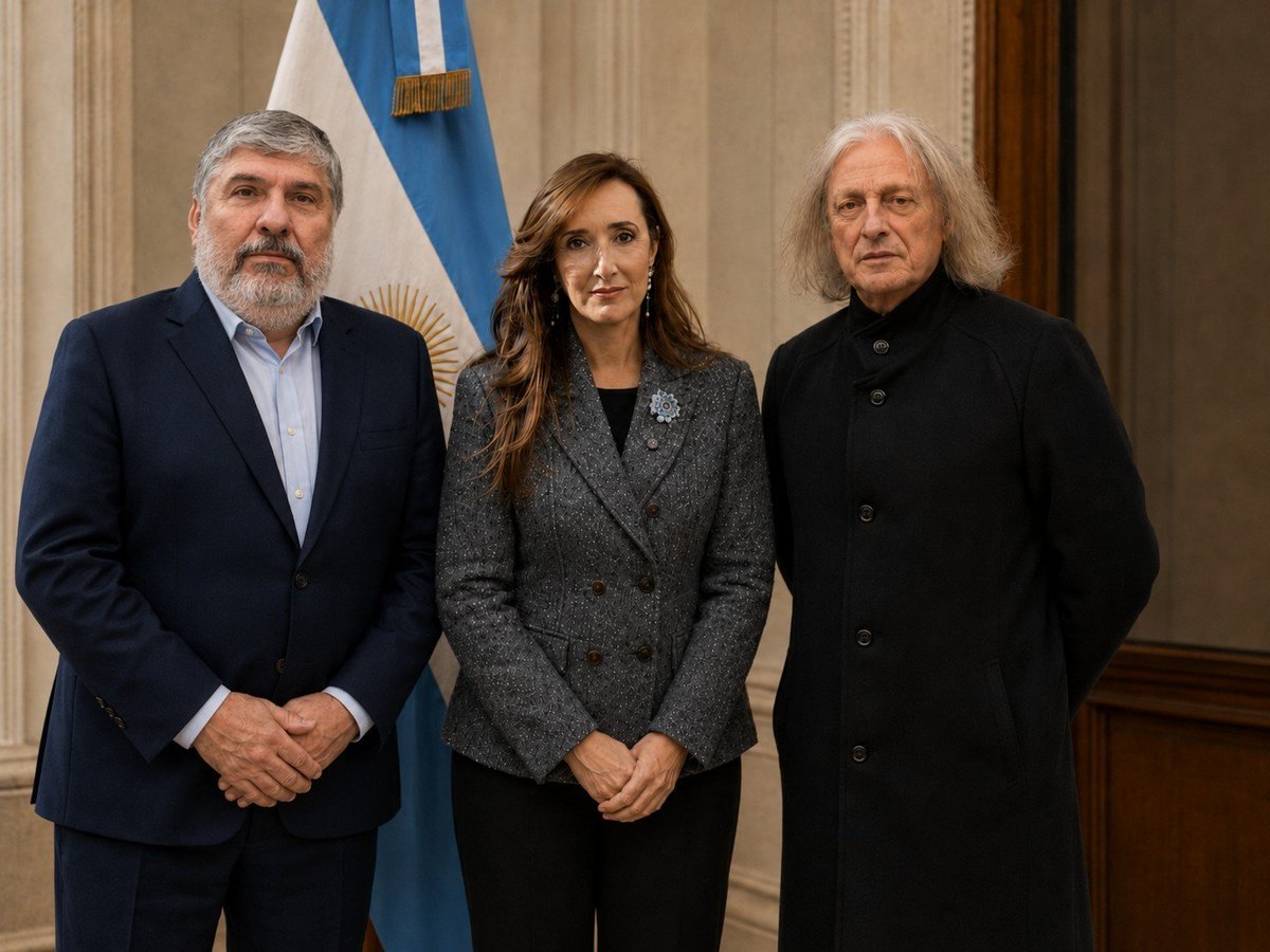 IvanDuboisok's tweet photo. Esta seria la semana de Villaruel segun teorizan algunas IA y La Nacion.
Foto por IA la traicion es real.
https://t.co/4Xcddksoli https://t.co/piNR1xwxRb
