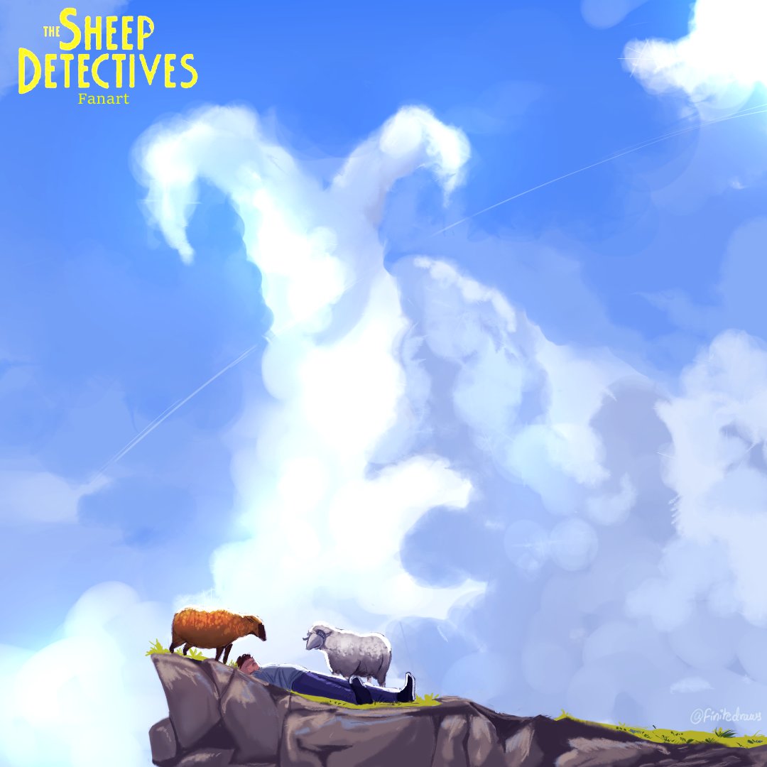 Finitedraws's tweet photo. The Sheep Detectives. #fanart https://t.co/D8gCAIh581
