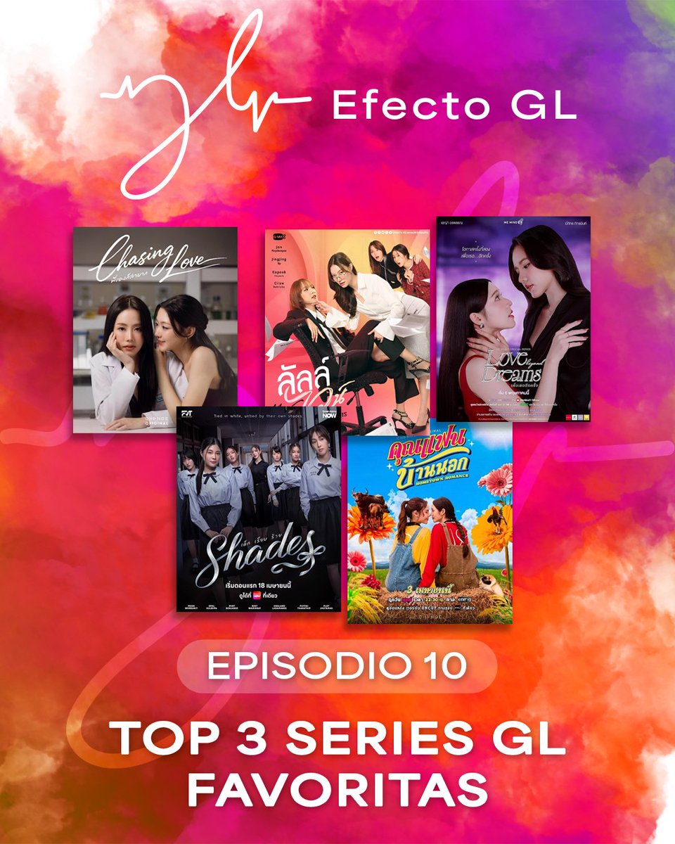 GLEfecto's tweet photo. Armamos nuestro TOP 3 de series GL del primer semestre de 2026.
Hablamos de joyitas como #HometownRomance y
#LoveBeyondDreams entre otras. 🎬
Nuevo episodio
🎧 Ya disponible en Spotify
📺 ¡Nos vemos a las 8 PM en YouTube! 👉 https://t.co/bH5FAjFOoz
#SeriesGL #Shades https://t.co/h3r0wMBZGB