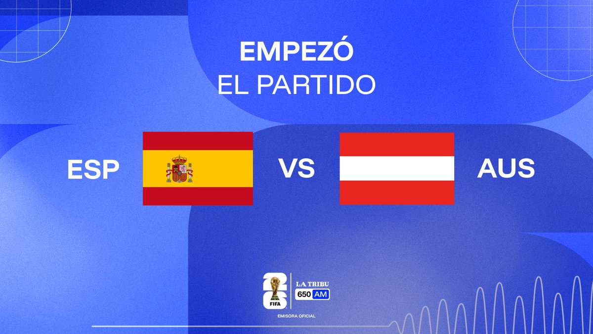 latribu650am_py's tweet photo. ✅¡ARRANCÓ EL PARTIDO!

🏟️Estadio Los Angeles

🎙️Relata: @AndresRolon86
🎙️Comenta:  @robertotitog
🎙️Coordinación: @Guillermocaba

📣 Voz comercial: @lorenzofpy
🔴En vivo por YouTube: https://t.co/km36yeRTUs

#LaTribuAlbirroja #650AM #650EmisoraOficial #1120AM #LaTribu https://t.co/KG4YelFqcd