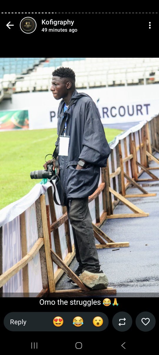 HeyEnigma's tweet photo. Its world's sports journalism day.

Celebrating @PoojaMedia Fueling conversations, giving a voice to sports media.

@OgaNlaMedia Pace setter in 📸 
@modovictorekene Unique works
@kofigraphy06 Resilience in 📸 
@HomeBoyOfLaGos Weird jobs, always delivering.

I love your works. ✅️