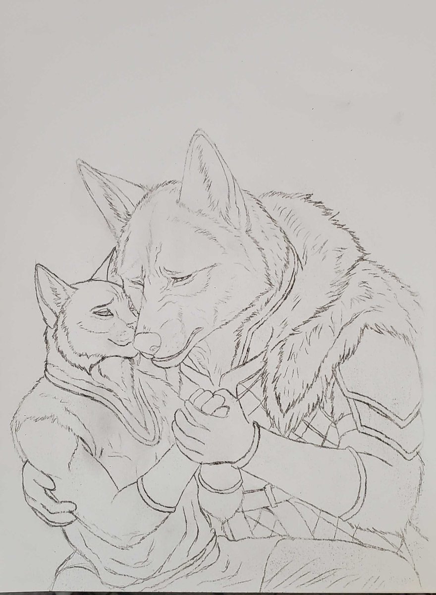 FuckItsFlynn's tweet photo. I think I’ll start posting art I’ve commissioned over the last six months, since the drive to create anything isn’t there right now. Right now I’m getting a commission for my coyote fursona Rhuhaur. Most of the art I commission is from Alabasterfox on FA. Here’s the sketch: https://t.co/U39VOEGJil