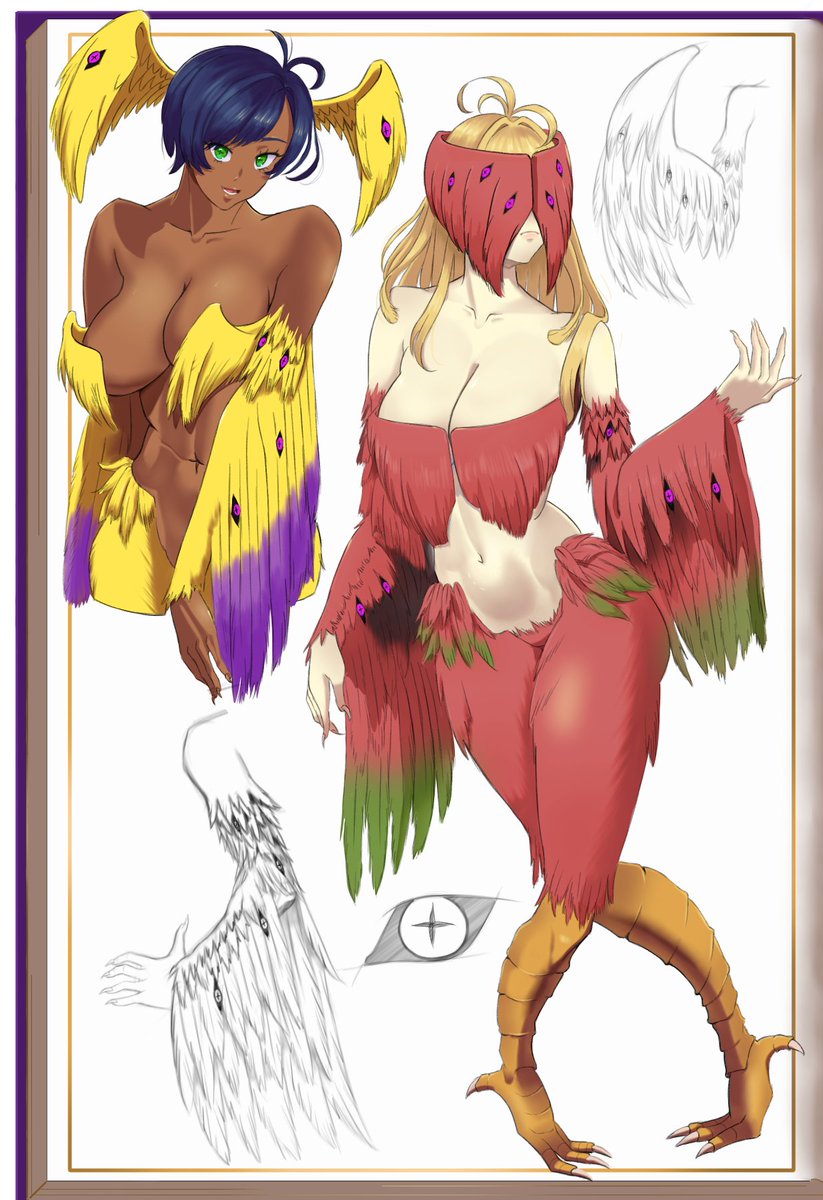SeraphinaeWorks's tweet photo. Harpy "Seraphim" Commission https://t.co/A9SL3Cqh4T