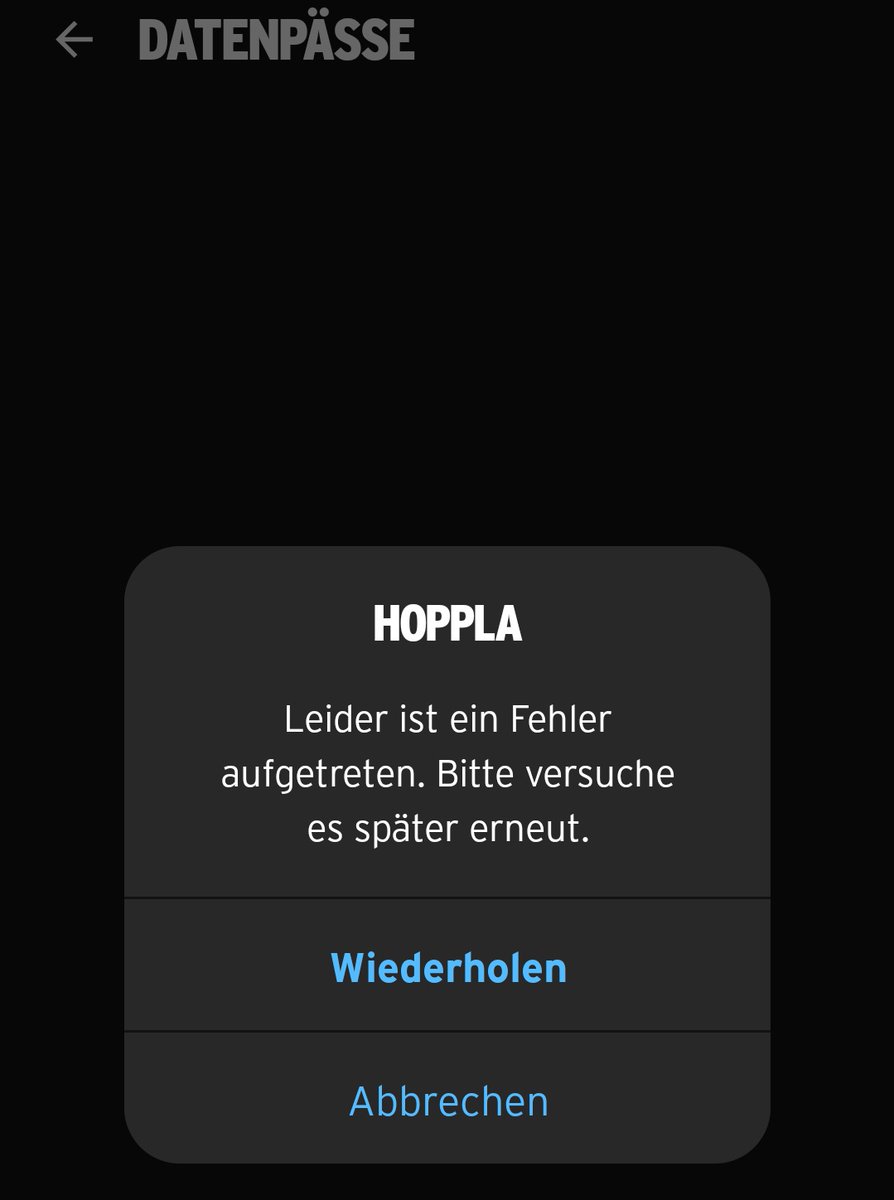 mcr42's tweet photo. @congstar_de Schon nett von euch, nach Ablauf des Datenvolumens das Internet so sehr zu drosseln, dass man in eurer App nicht versehentlich die überteuerten Speed-On-Optionen buchen kann. https://t.co/kreghgiCMw
