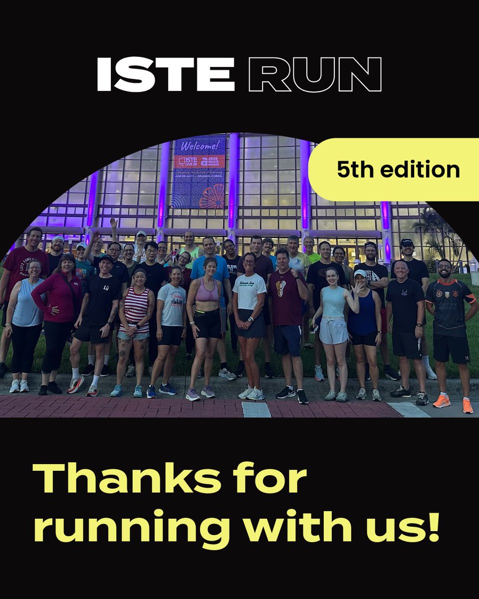 LuPlayground's tweet photo. We had a blast running with all of you during #ISTE this week! 💛 It's hard to believe how much this community has grown over the past five years.

Who's joining us next year? 👀 https://t.co/buOFit0Atj