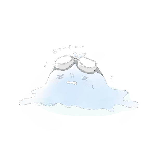 Roku12_6's tweet photo. 息抜きに落描き。
夏場はよく溶けてらっしゃるイメージが有る。 https://t.co/kDKWvo9xpg