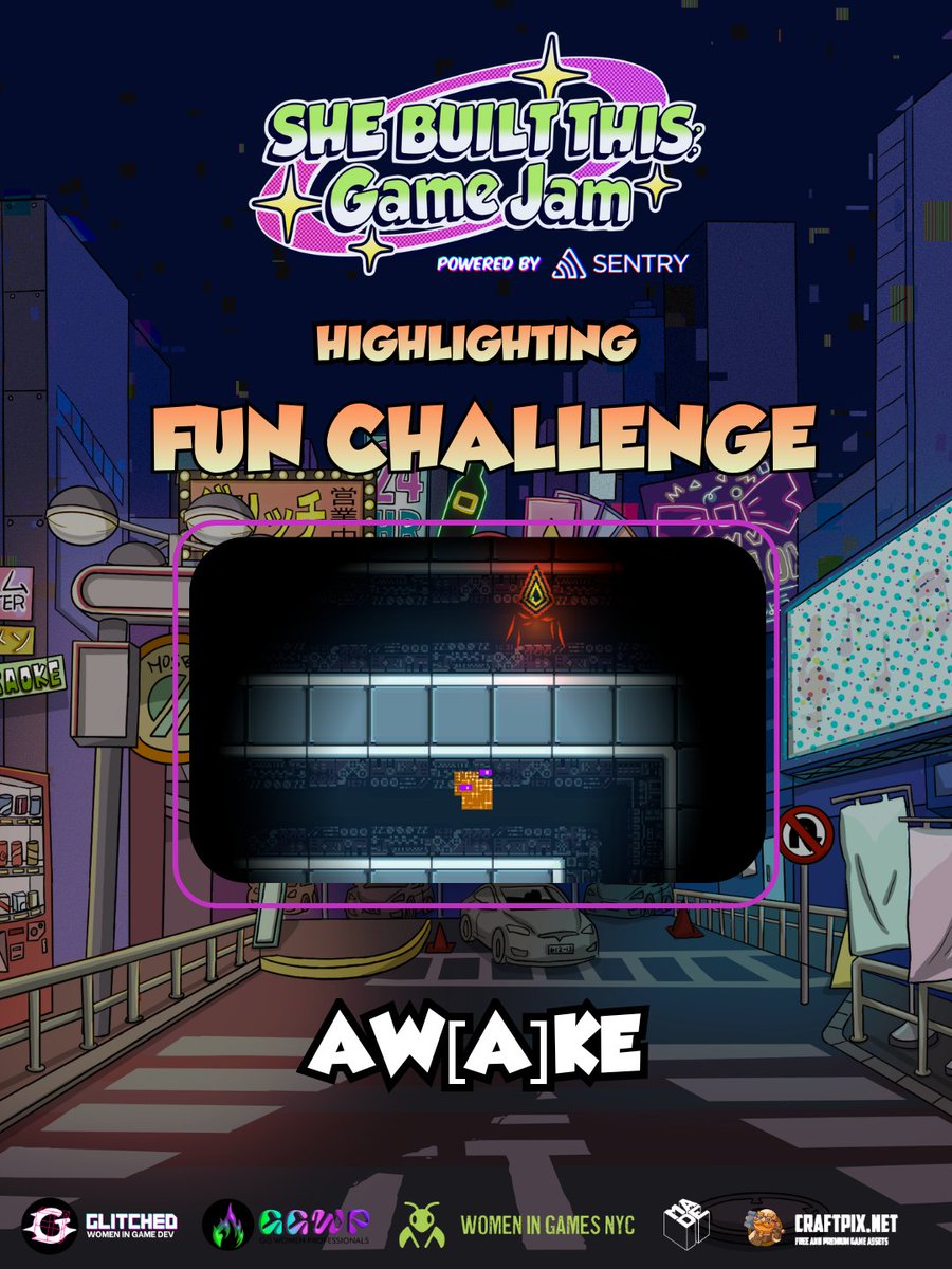 GLITCHEDSF's tweet photo. From a working MMO to a game with an original song with lyrics, amazing talent was showcased during the She Built This: Game Jam. Here are highlights GLITCHED picked! 🧡

Play the games on itch! https://t.co/osHF9xiGtj
#gamejam #indiedev #gamedev #gaming #shebuiltthis https://t.co/kGG4FujMLz