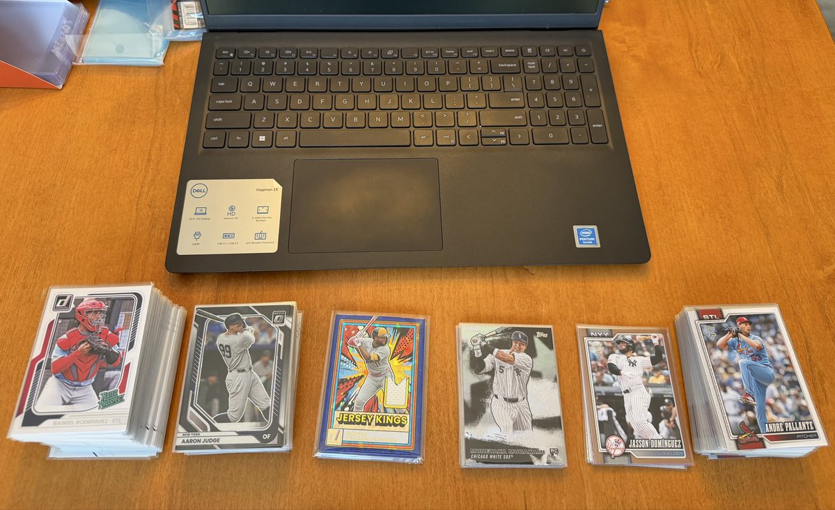 matt4486's tweet photo. It is hot 🥵 outside, great day to stay in and list some more cards on @buysportscards 2026 Donruss and Topps Series 2 up now! Check us out here: https://t.co/7ZK2AnGHZf https://t.co/2EaHsNphIn