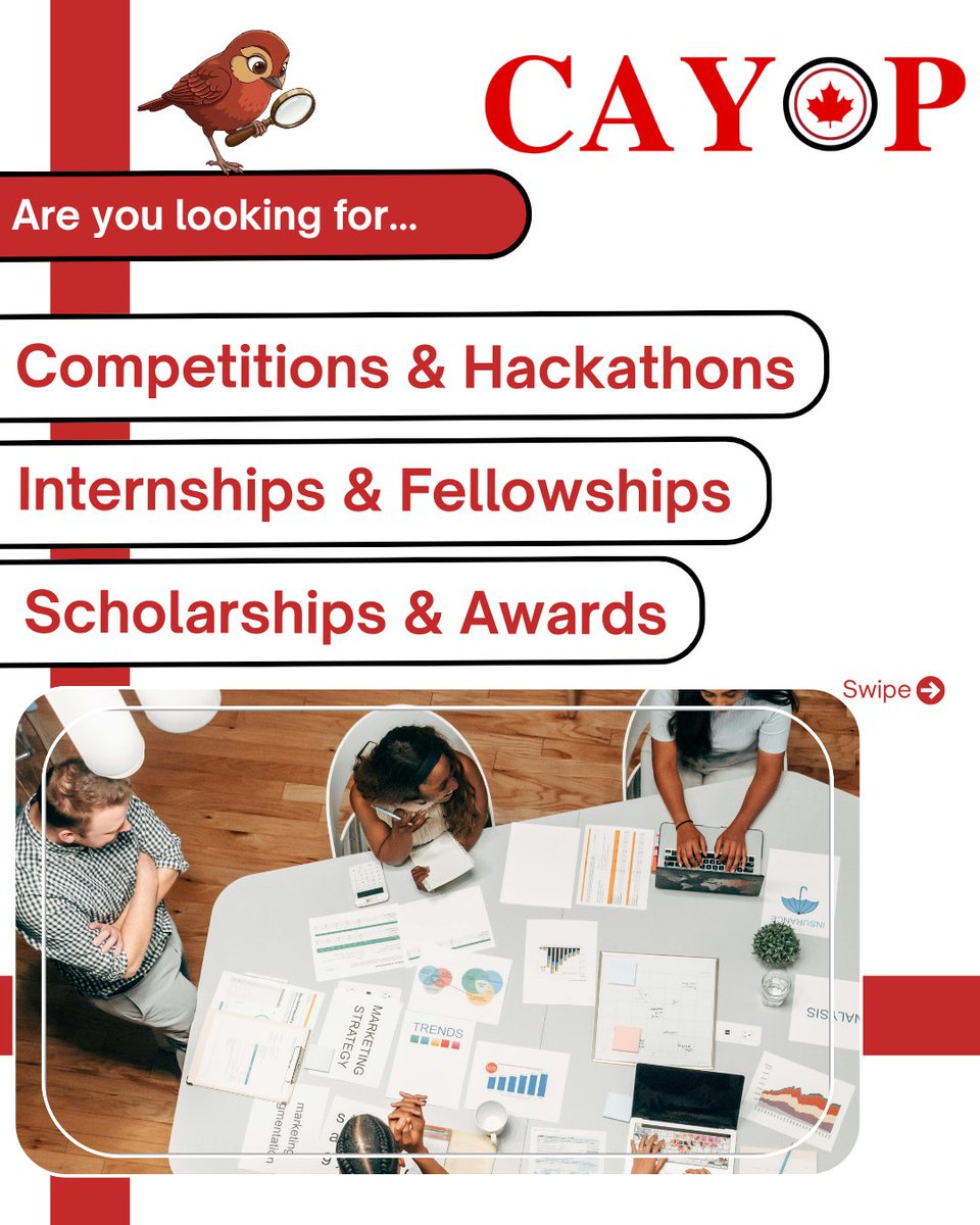 cayopofficial's tweet photo. #CAYOP#Internships#Scholarship#Hackathons https://t.co/rFyc4JMUAi