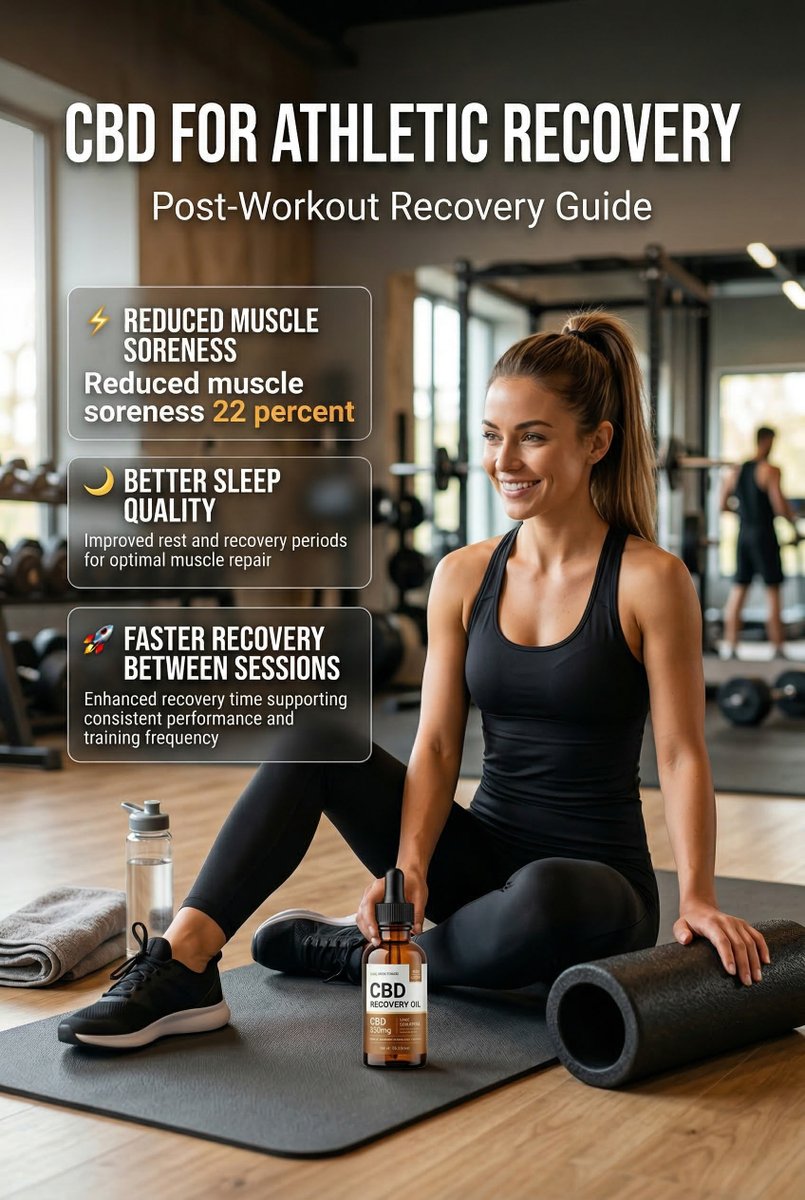 CanneticsCBD's tweet photo. Athletes: You're using CBD wrong for recovery.

Taking it AFTER workout? Too late.

Best timing:
✅ 30 min BEFORE = reduces inflammation during
✅ Right AFTER = stops damage cascade
❌ Next morning = damage already done

Timing > dosage for recovery.

#CBD #Recovery #Fitness https://t.co/TxqSusckOd