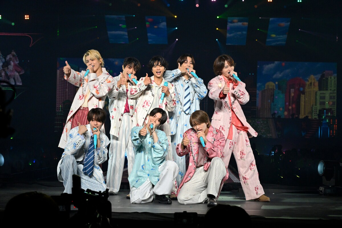 natalie_mu's tweet photo. 【ライブレポート】
timeleszが横アリで届けた全力パフォーマンス

MCではおごりおごられエピソード告白
篠塚大輝は「タイプロ」中に佐藤勝利から…
🔽詳細・写真3枚
https://t.co/Inz26dFlVi

#timelesz_episode2 https://t.co/JiZZZqac0V