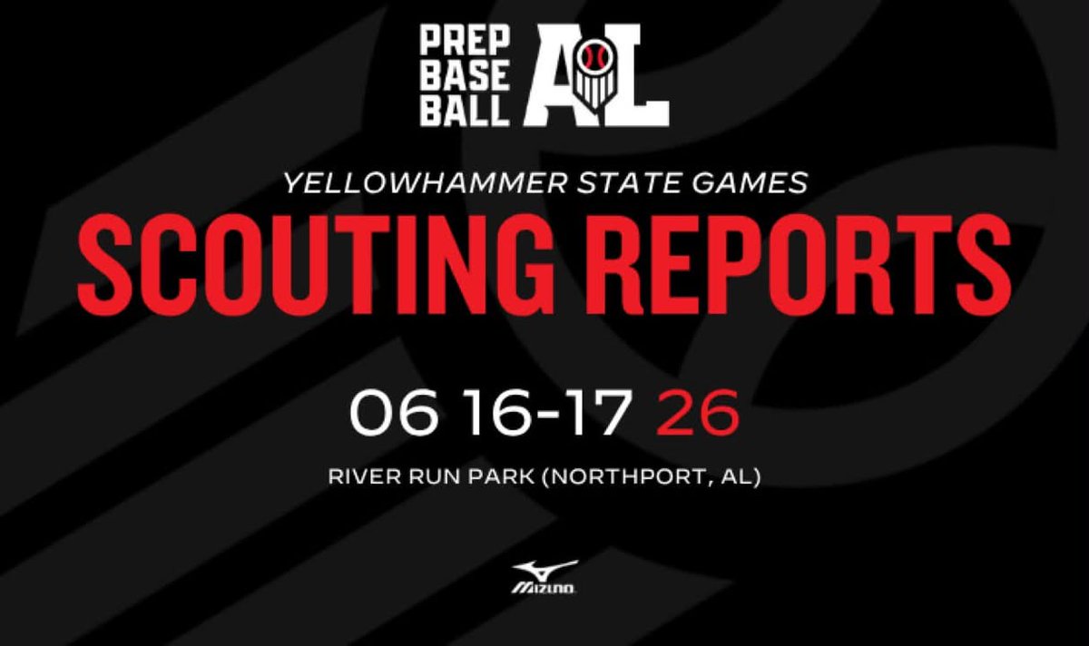 PrepBaseballAL's tweet photo. #𝐘𝐒𝐆𝐚𝐦𝐞𝐬𝟐𝟔: 𝐎𝐮𝐭𝐟𝐢𝐞𝐥𝐝𝐞𝐫 𝐒𝐜𝐨𝐮𝐭𝐢𝐧𝐠 𝐑𝐞𝐩𝐨𝐫𝐭𝐬 📝

Following the 2026 Yellowhammer State Games, our staff breaks down the outfielders in attendance with scouting reports from the event.

An in-depth look at some of the top 2027-2030 outfielders who stood out over two days in Tuscaloosa.

🔗: https://t.co/wMQVckZu3s