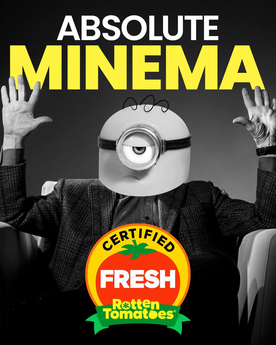 Minions's tweet photo. movies will never be the same. don't miss Minions &amp; Monsters, now in theaters. https://t.co/uHGxCmLaPO