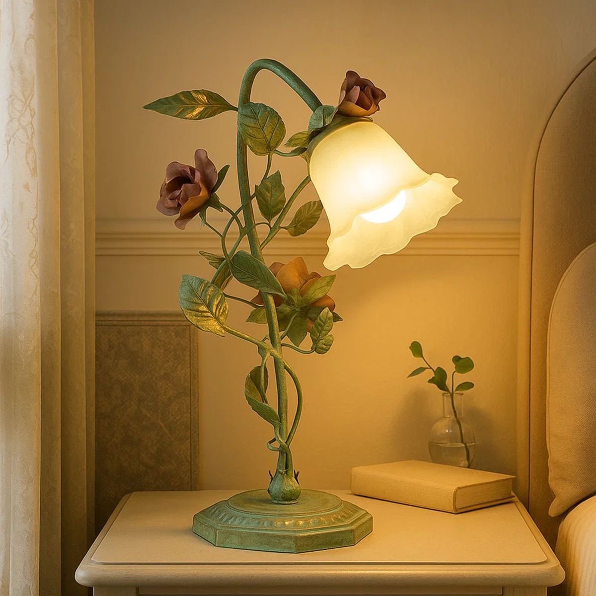 seraphicxc's tweet photo. Pretty floral lamps https://t.co/1WLG21Y0ee