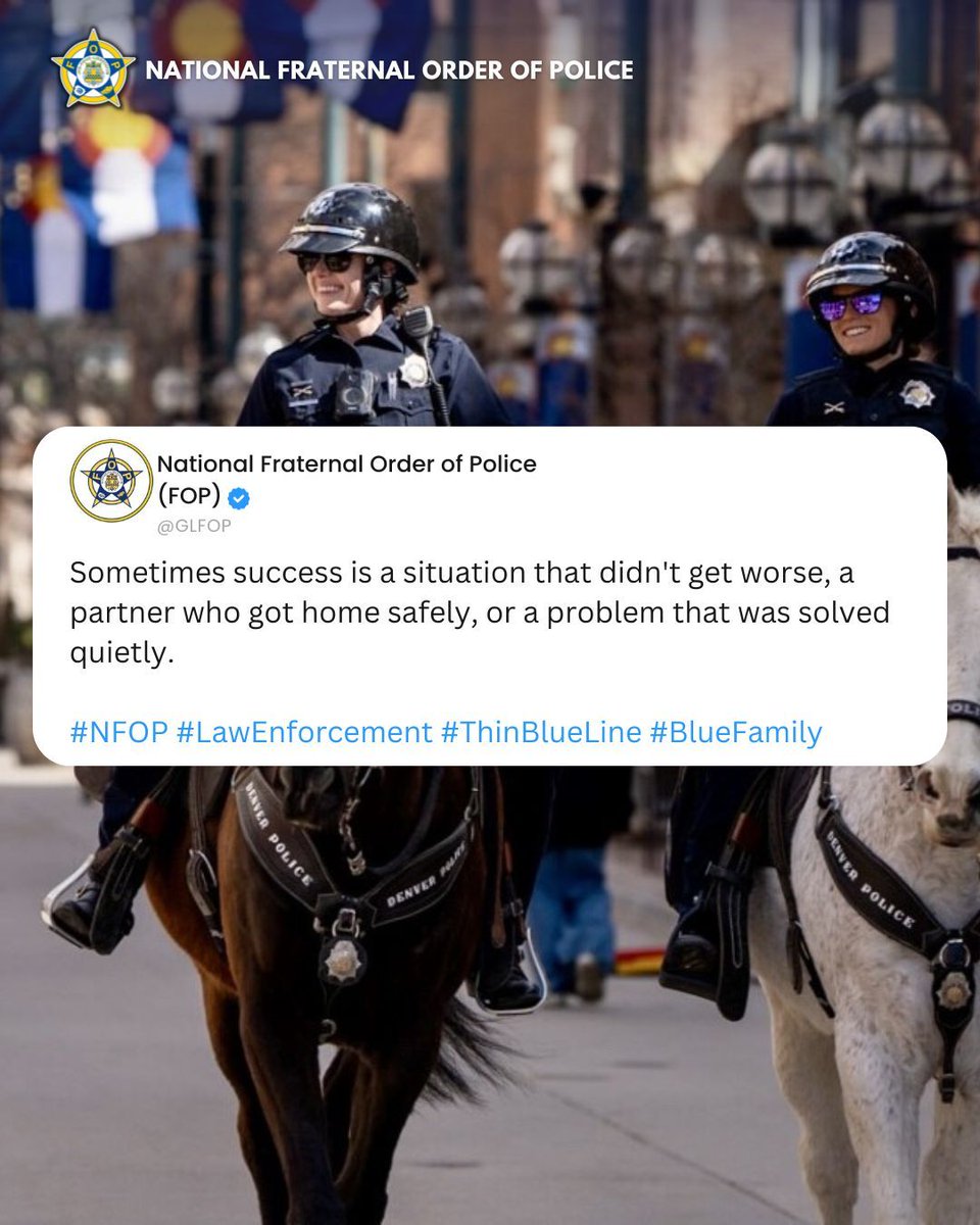 GLFOP's tweet photo. Not every successful shift feels successful.

#PolicingReality #LawEnforcement #FOP #OfficerSafety #PublicSafety https://t.co/Hn29PcHqC2