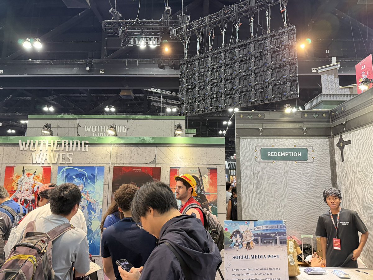 Hopeless__night's tweet photo. So excited to see the Wuwa booth #wutheringwaves
#wuwaax2026 https://t.co/akN5Ykn9RL