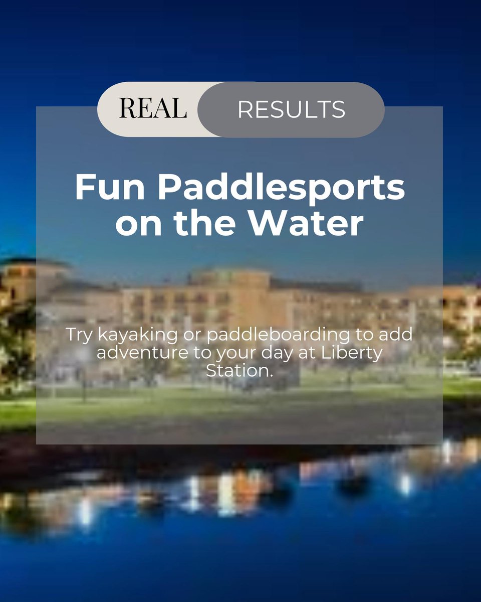 Cknox13's tweet photo. Waterfront parks and paddlesports make Liberty Station feel like a year-round outdoor retreat, right in the city.

Would you rather start your day on the water or with a stroll through the park? https://t.co/3y6UY9WNHn