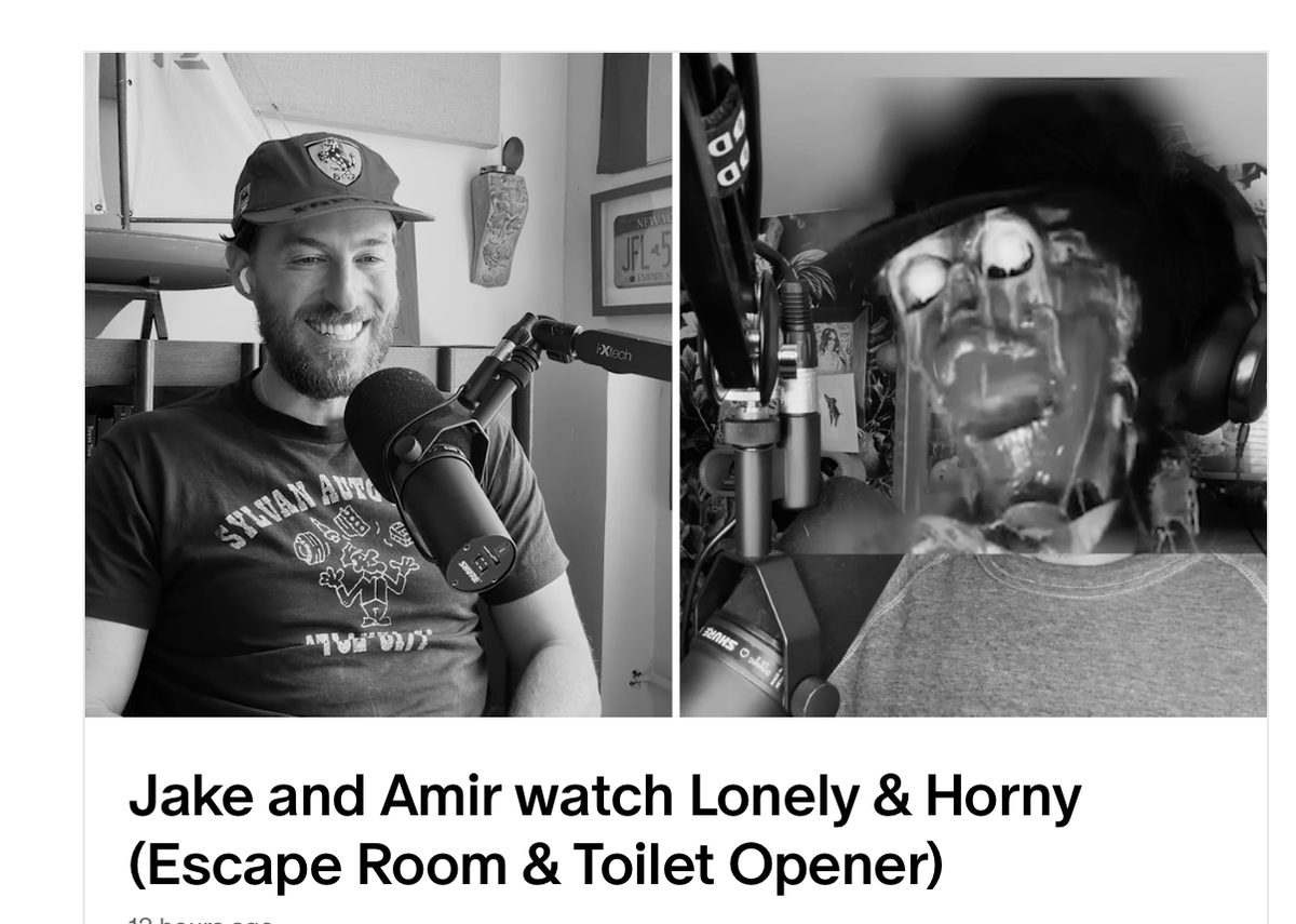 jakeandamir's tweet photo. This week's Patreon episode is a movie. https://t.co/L8N2RcCpFZ