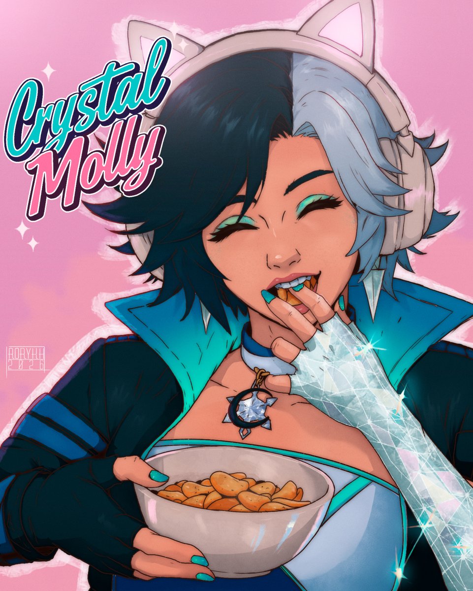 ReneVell's tweet photo. Felicidades a todo el equipo de Latam por su victoria, y a Molly: siempre creí en ti y me siento tan feliz por lo que lograste! @CrystalMollyTTV

#marvelrivals #lunasnow #fanart #digitalart #molly https://t.co/BDrRXOhgWs