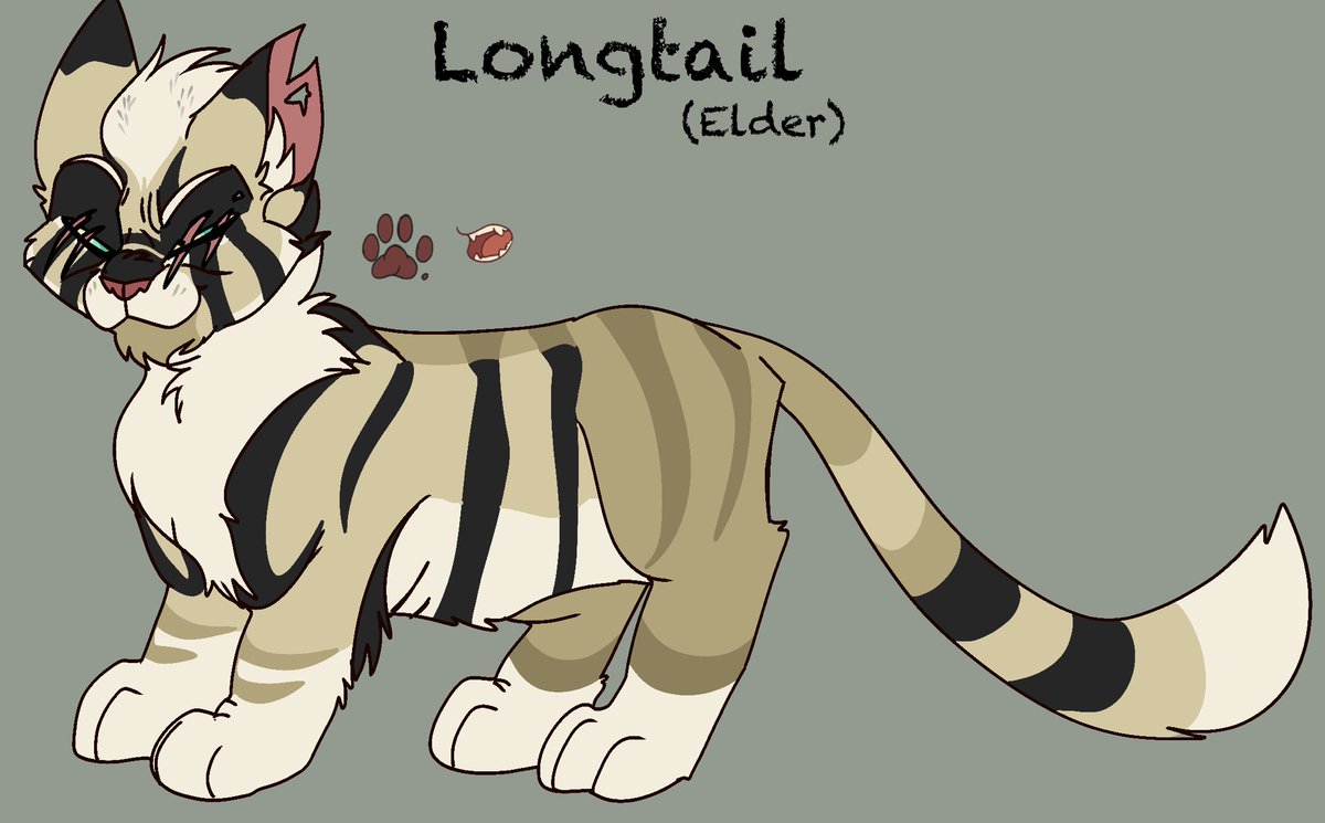 duotail's tweet photo. Actual final Longtail design!

#warriorcats https://t.co/k66KamyIZf