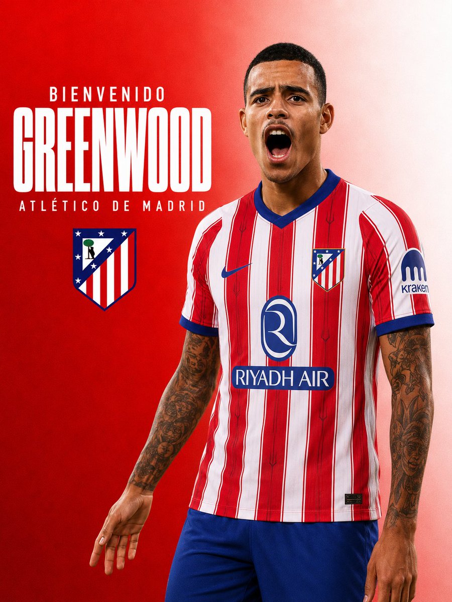 EmilitoR14's tweet photo. 🚨 MerCato Atleti 🚨 

🫯Mason Greenwood 🏴󠁧󠁢󠁥󠁮󠁧󠁿 TIC-TAC
Acuerdo personal 100% 🤝🏻 #AtleticoMadrid 🔴⚪
📄🖋️Contrato hasta 2031
💰El precio 45-50M. Se manejan varias fórmulas incluyendo o no jugadores

Buena sintonía luego de la reunión entre clubes, representante y jugador⏳ https://t.co/NVD6be3J4q