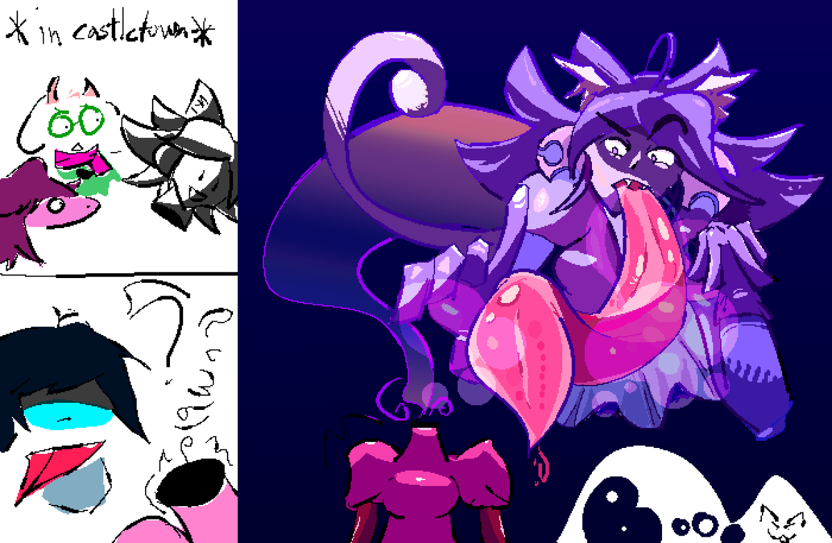 DecopaMala's tweet photo. There's something strange in yo castle after ch5... [1/2] #deltarune https://t.co/0HvCsinNFA
