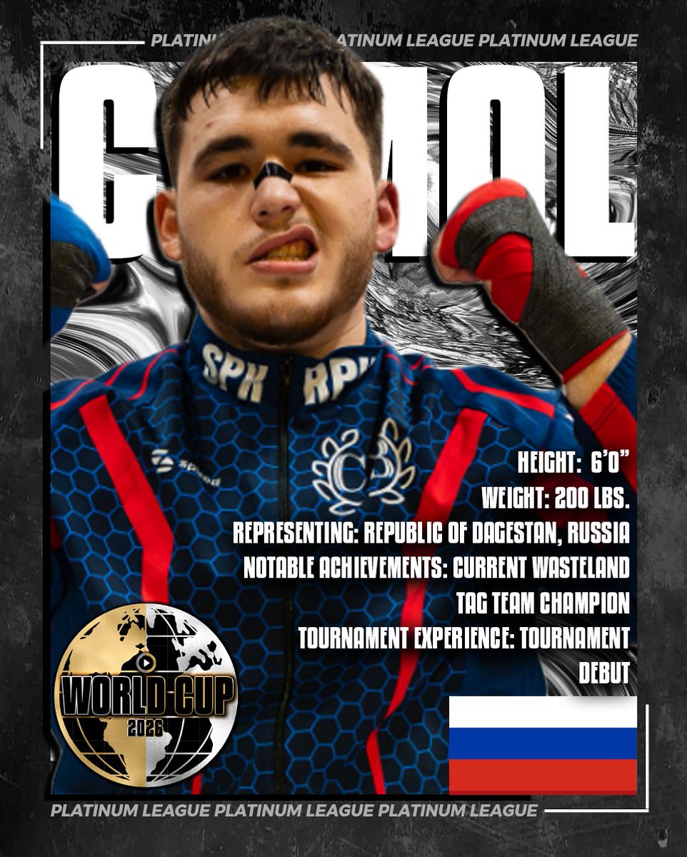 ZionWrestleRP's tweet photo. More World Cup entrants?

More World Cup entrants!

Joining an already stacked field, @UnholyHarlow &amp; @GOATigerResu have joined the Gold League, and CAMAL of @SHOOTUNITED &amp; @reisurgence have joined the Platinum League! https://t.co/FSRzXtTF9h