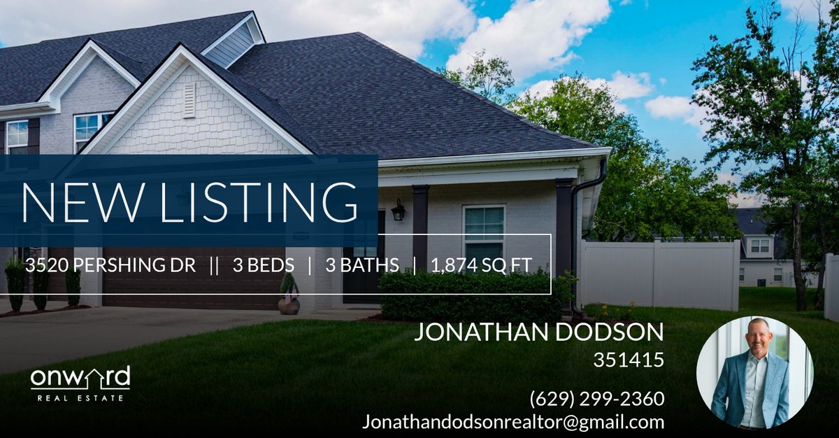 jonathankdodson's tweet photo. 📍 New Listing 📍 Take a look at this fantastic new property that just hit the market located at 3520 Pershing Dr in Murfreesboro. Reach out here or at (629) 299-2360 for more information!

Listed by Patty Marschel

Jonathan Dodson... https://t.co/eMmIwRtvCI https://t.co/XYNZEN6ajN