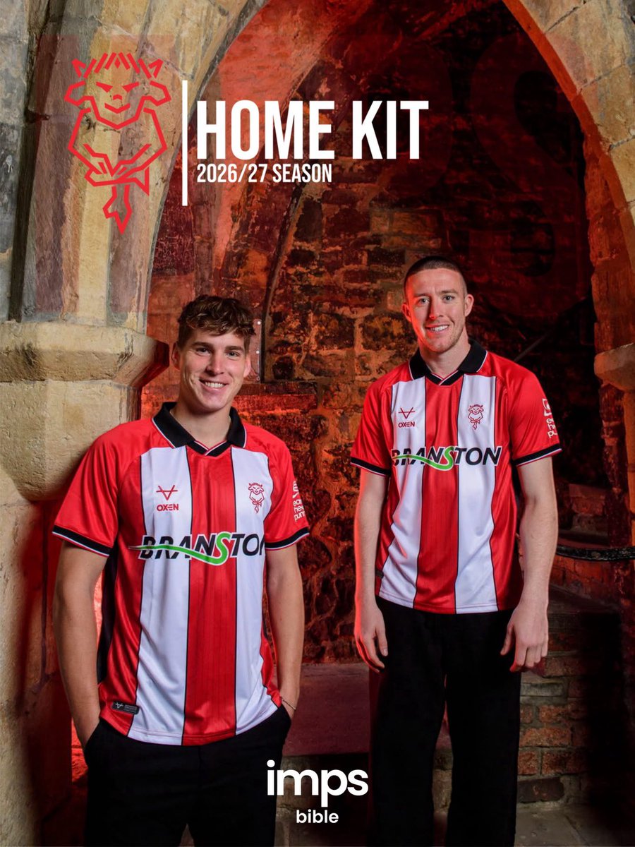 ImpsBible's tweet photo. Home colours for the 26/27 season! 👕
#weareimps #impsasone #lincolncity #imps #lincoln #championship #oxen https://t.co/APrP6JCGJu