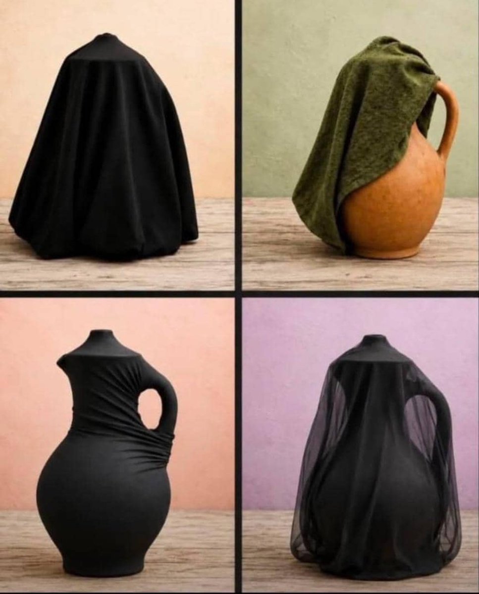 Softlady02's tweet photo. Le plus important, ce n’est pas seulement de porter un voile, mais qu’il remplisse réellement les exigences de la pudeur. Si un vêtement attire les regards ou met en valeur les formes, il s’éloigne de la sagesse pour laquelle le voile a été prescrit. https://t.co/oX6modCn42