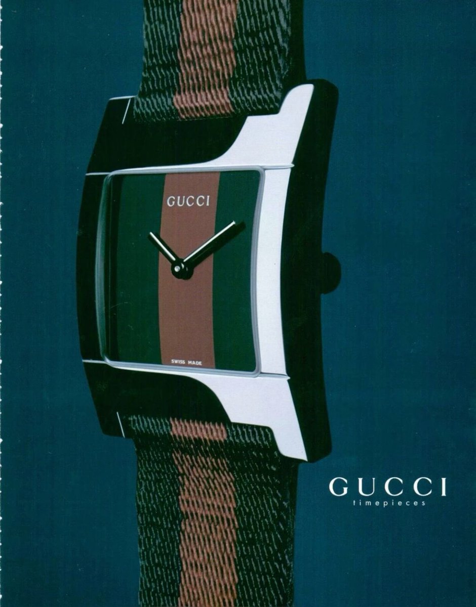 luusssso's tweet photo. Y2K era Gucci watches were so on point https://t.co/Sb4z8Q4NH6