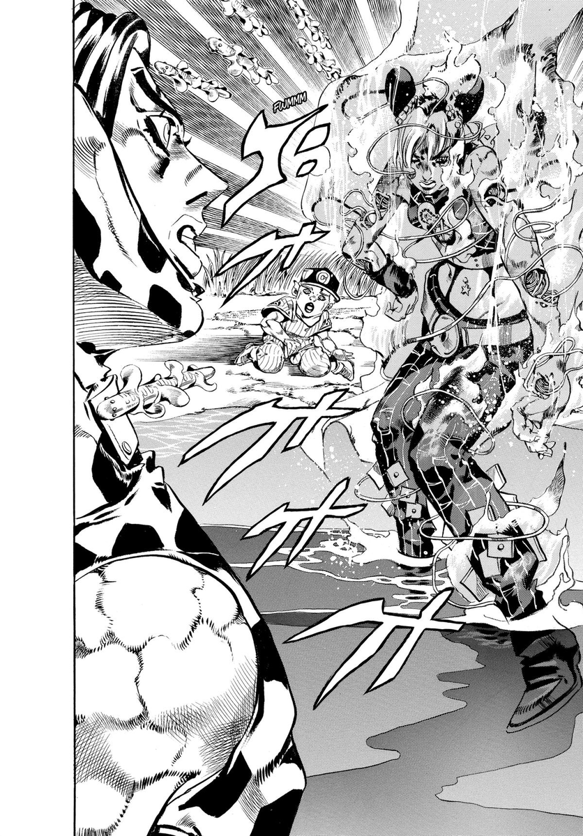 p1nkch4n's tweet photo. coolest fucking jojo ever https://t.co/lvXp4pjvz4