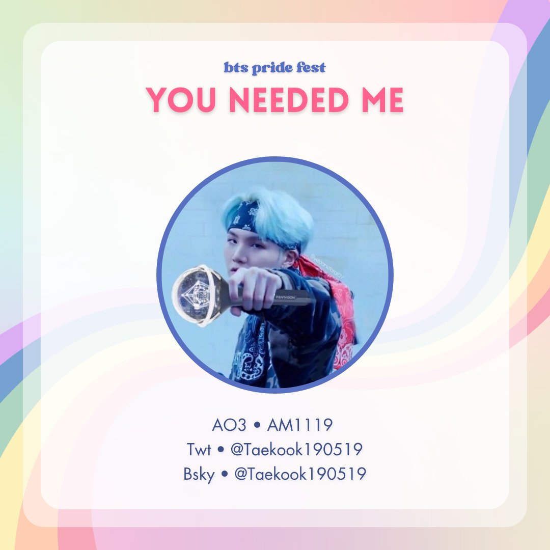 btspridefest's tweet photo. 🌈 You Needed Me

♡⁠ twt: @Taekook190519
♡ bsky: @/Taekook190519.bsky.social
♡⁠ ao3: https://t.co/XPcQuIWwG7 https://t.co/Onk8UvLqgn