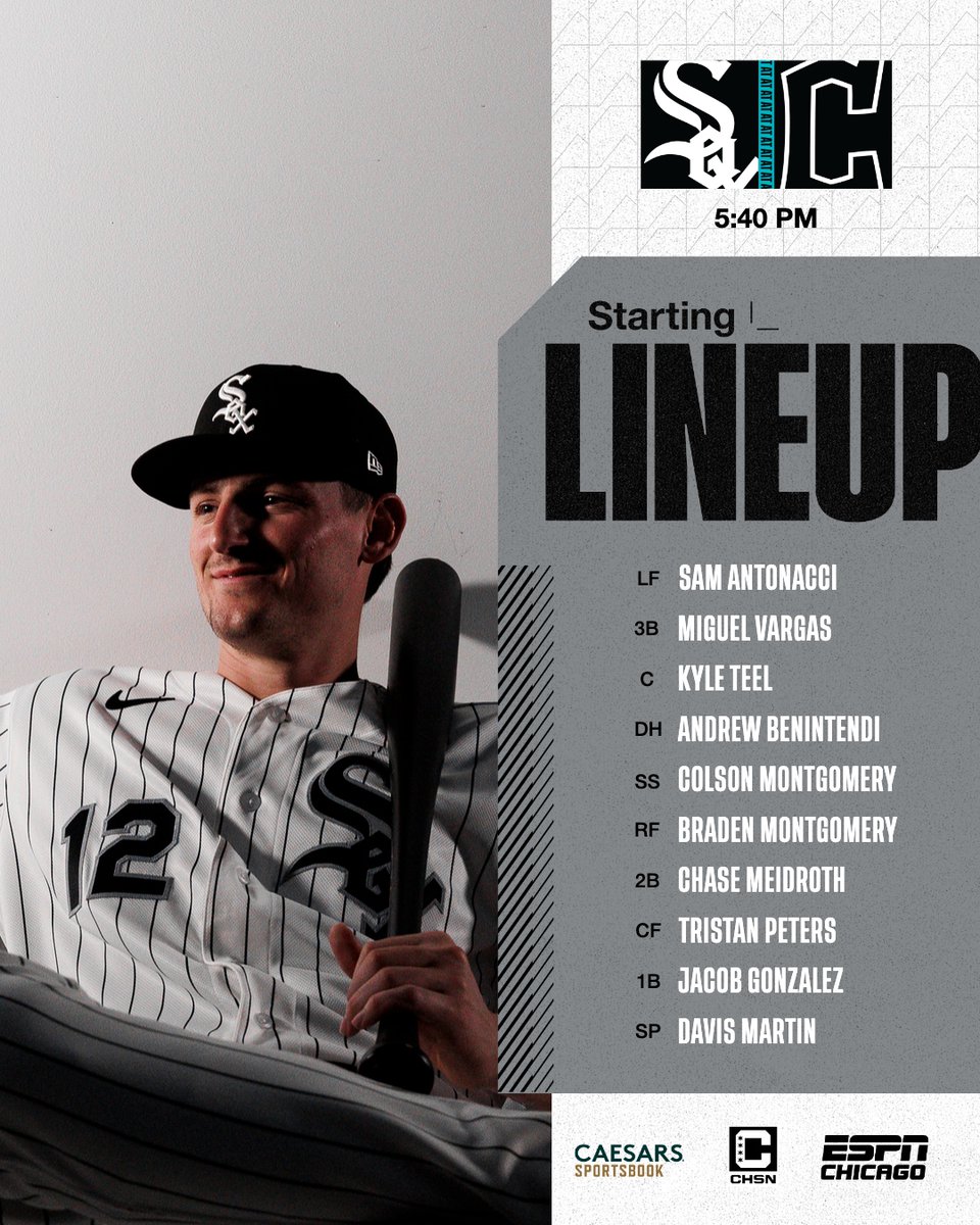whitesox's tweet photo. Set for baseball in Cleveland https://t.co/AwP7VcFjyF
