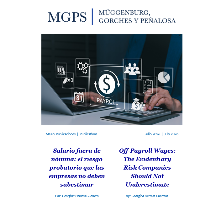 MGPS2007's tweet photo. Salario fuera de nómina: el riesgo probatorio que las empresas no deben subestimar / Off-Payroll Wages: The Evidentiary Risk Companies Should Not Underestimate

Por/By: Georgina Herrera Guerrero 
https://t.co/IlBFyEO1xK https://t.co/vfyqSHygwz