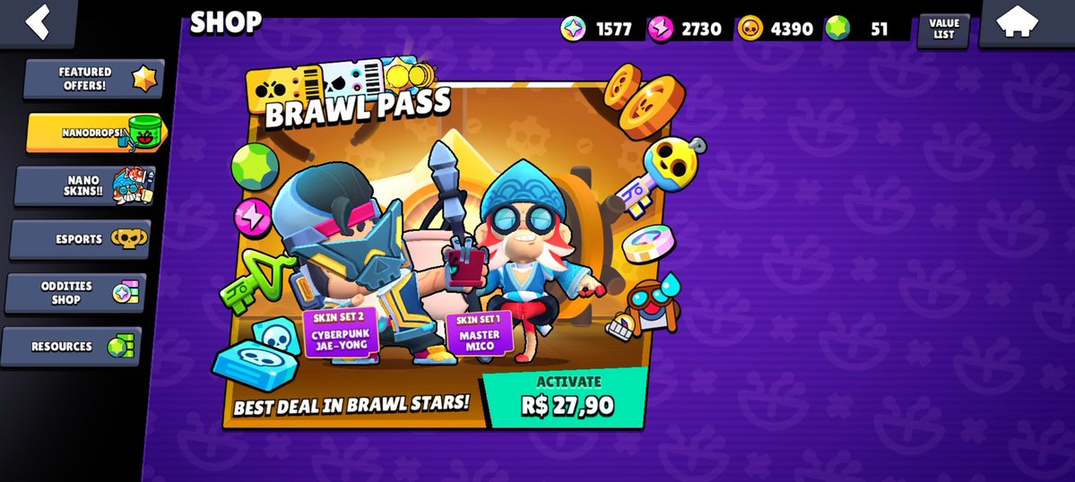 ContaHackn10202's tweet photo. @zzy071126z46561 @PikaBrawlStar it's like this lol.
pure air in the shop, and they also removed boxes from Juju's shop😭 not even the buffies machine is good, since it tells you the next buffie you'll get but it's still random and you can't change it https://t.co/ynRKviHzL4