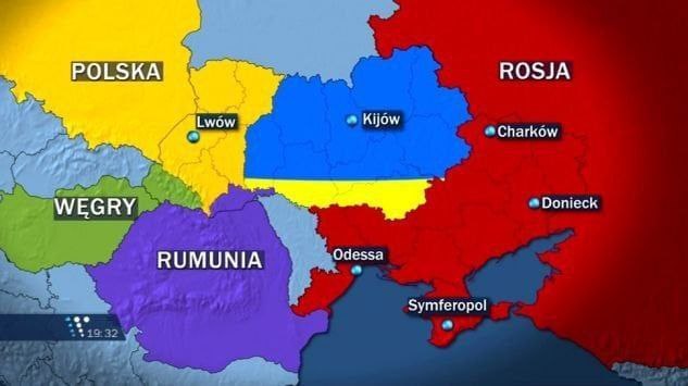 aleksthgrt's tweet photo. ❗️The Polish President's office has suddenly referred to the western regions of Ukraine as "Lesser Poland"!

This name was used in Poland during the interwar period (1918-1939), when these regions were part of the Polish state.

The partition of Ukraine approaches. Everyone will get a piece: Poland, Hungary (Green), Romania and Russia take back all of their historical territories!